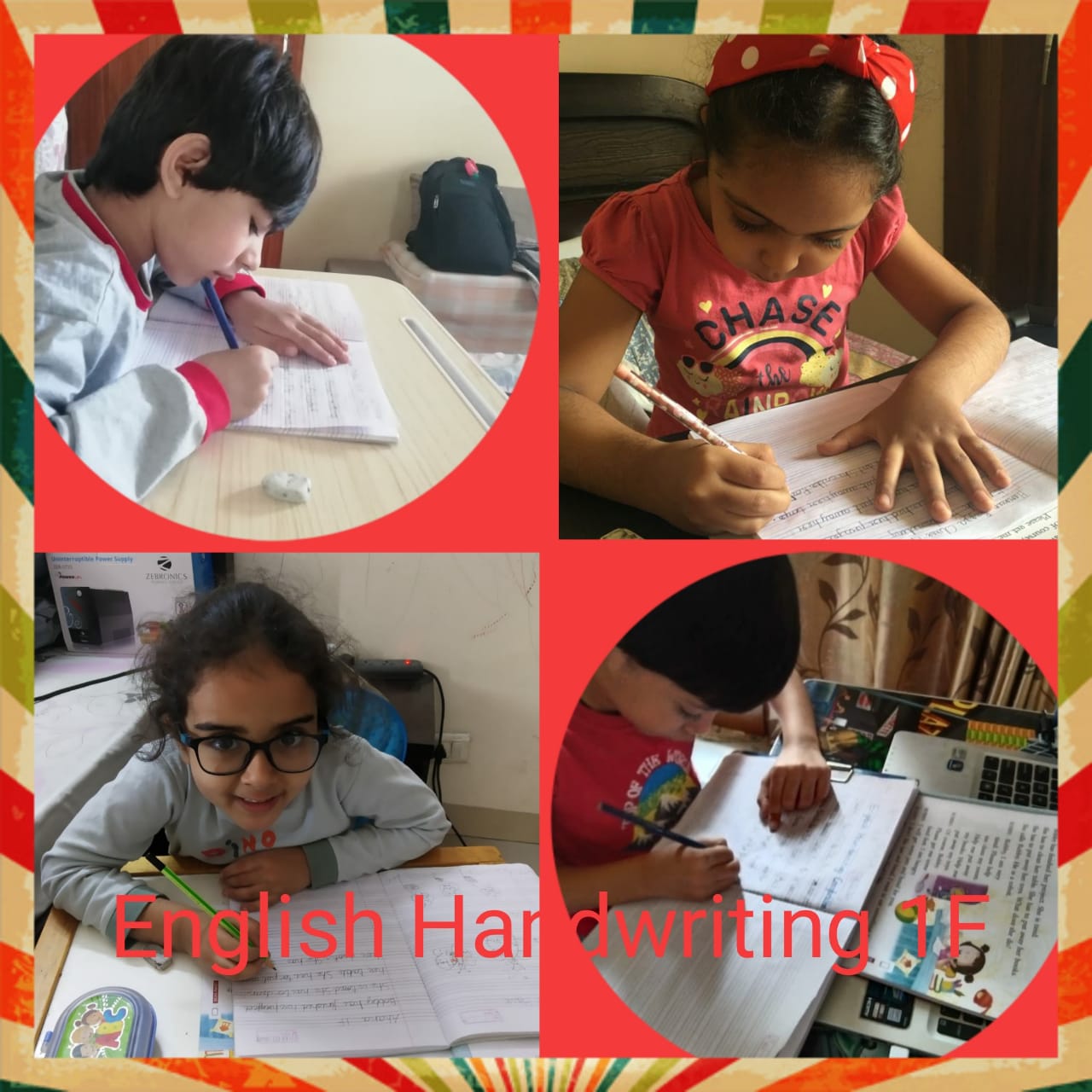 English Handwriting Competition - Class I
