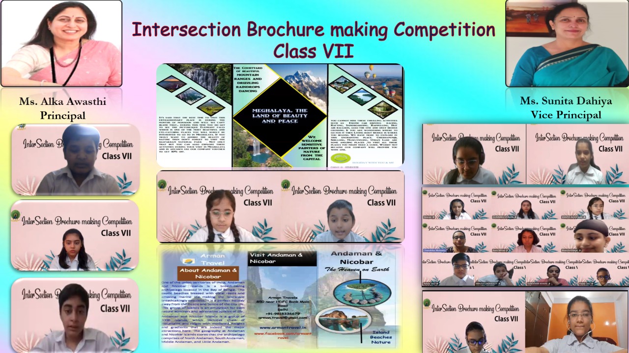 Inter-Section Brochure Making Competition