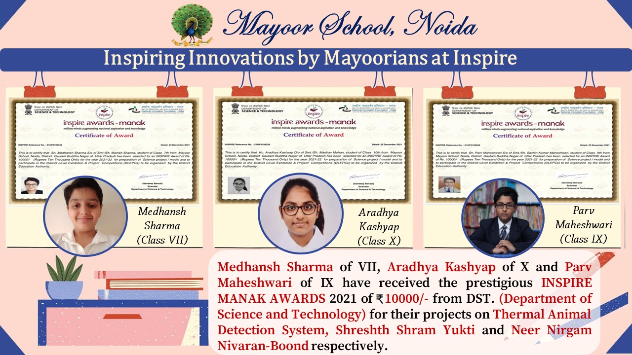 Inspiring Innovations by Mayoorians at Inspire