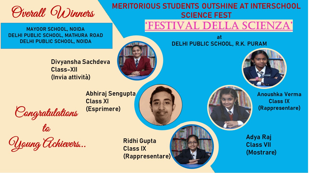 Meritorious Students Outshine at Interschool Science Fest