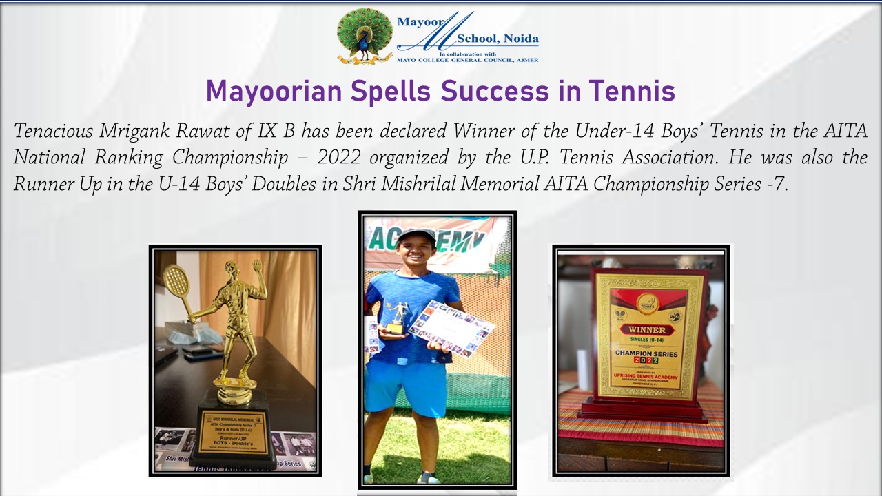 Mayoorian Spells Success in Tennis