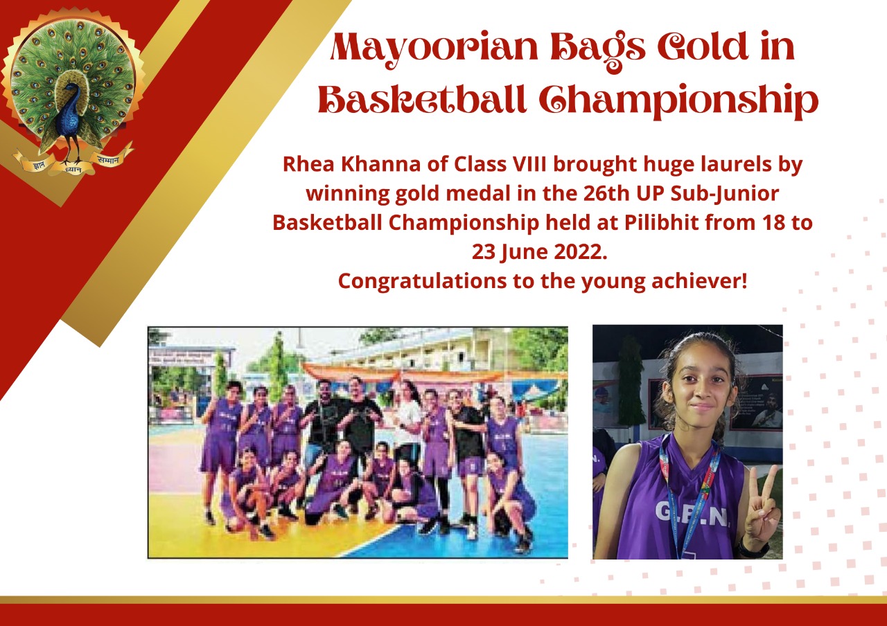 Mayoorian Bags Gold in Basketball Championship