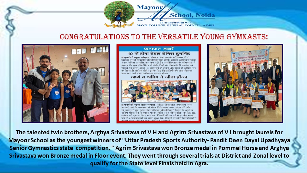 Congratulations to the young gymnasts!