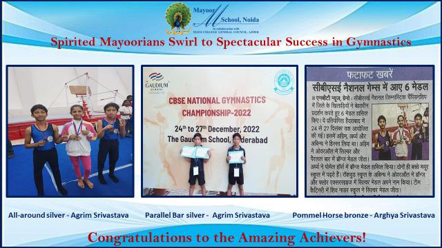Mayoorians Swirl to Spectacular Success in Gymnastic