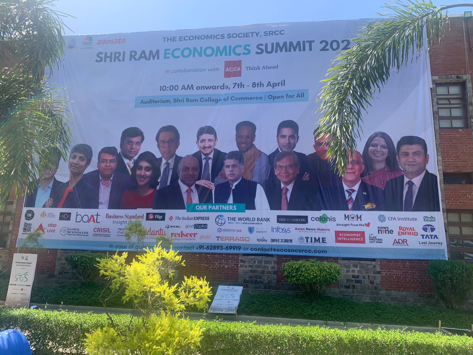 Economics Summit at Shri Ram College of Commerce