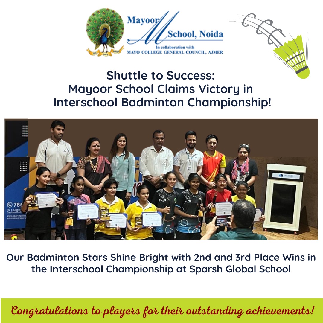 Victory in Interschool Badminton Championship